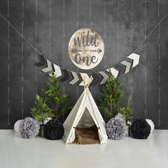 Kate Wild One Boy First Birthday Backdrop Designed By Mandy Ringe Photography -UK