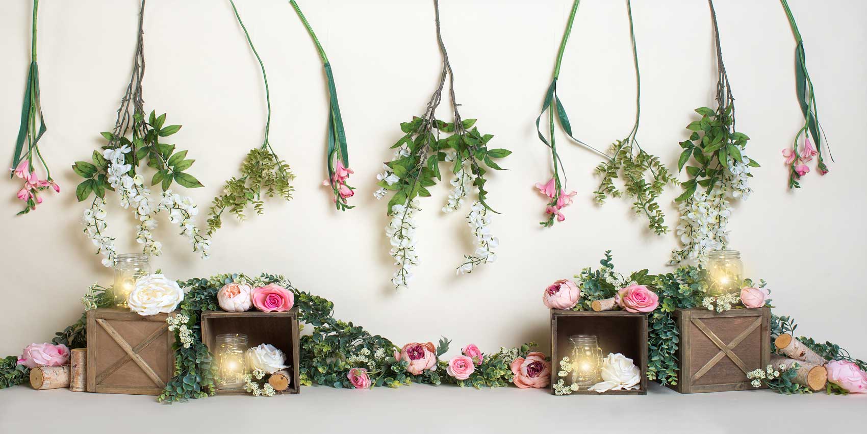 Kate Spring Flower Decoration Backdrop Designed by Megan Leigh Photography -UK