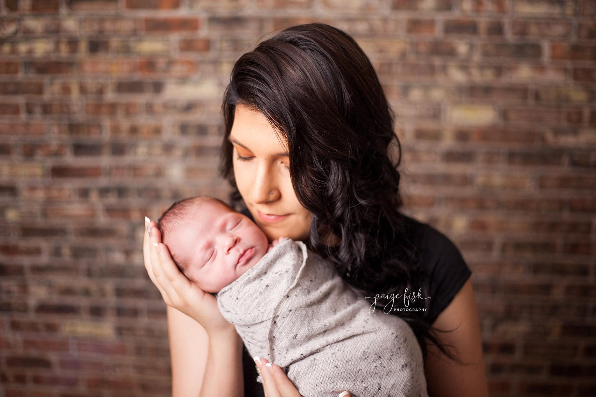 Kate Retro Brick Wall Backdrop Designed by Mandy Ringe Photography -UK