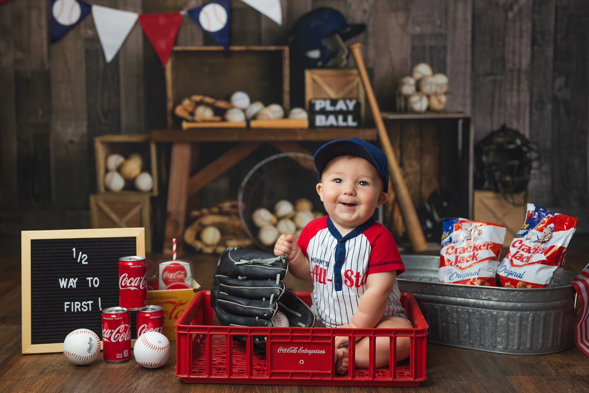 Kate Vintage Baseball Sports Backdrop Designed By Mandy Ringe Photography -UK