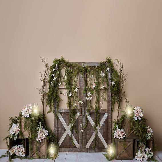 Kate Spring Barn Door Manor Backdrop Designed by Megan Leigh Photography -UK