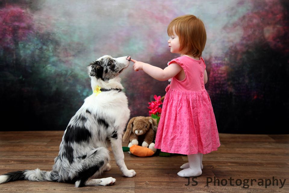 Kate Cool Green Spring Floral Backdrop for Photography Designed by Sarah Timmerman -UK