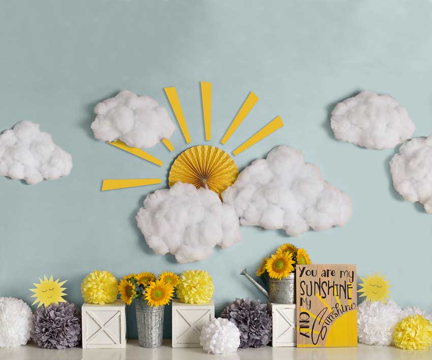 Kate Summer Sunflower Sunshine Backdrop Designed By Mandy Ringe Photography -UK