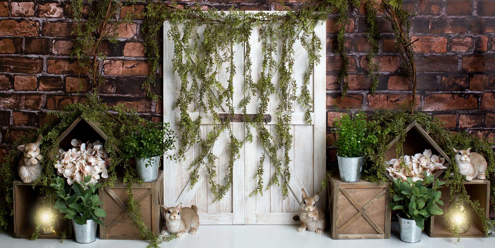 Kate Spring Blooms Flower Decorations Backdrop Designed By Arica Kirby -UK