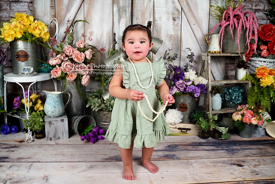 Kate Spring Blooms Flower Decorations Backdrop Designed By Arica Kirby -UK