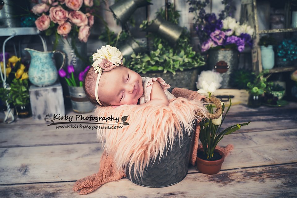 Kate Spring Blooms Flower Decorations Backdrop Designed By Arica Kirby -UK