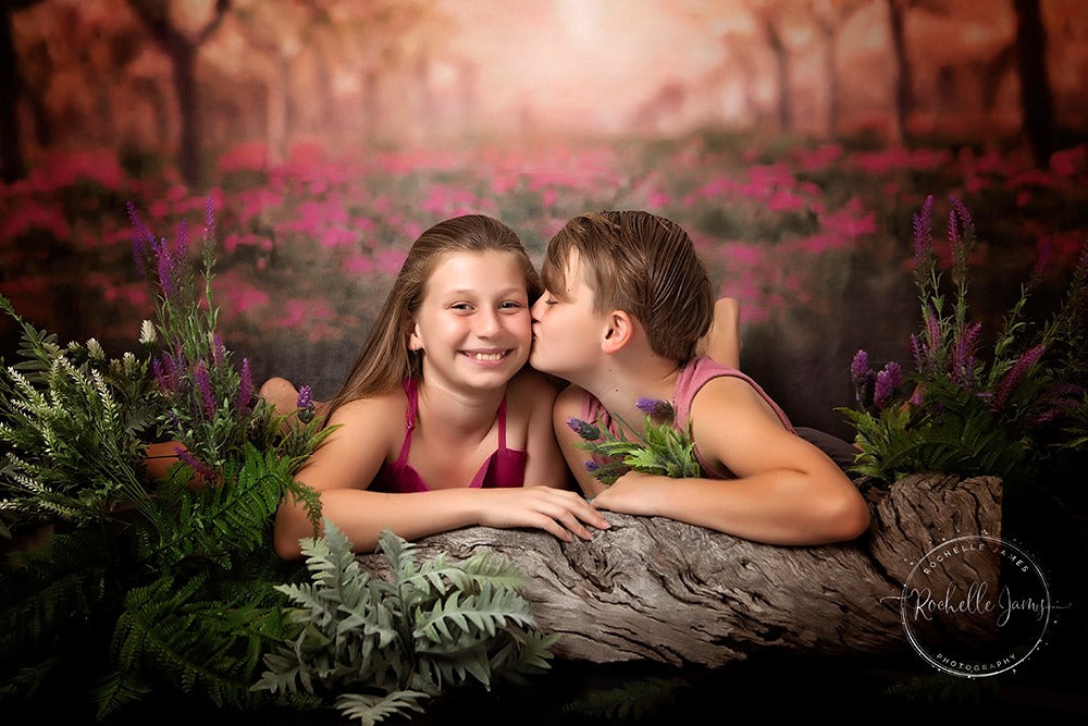 Kate Spring Cherry Blossoms Orchard Backdrop for Photography Designed by Lisa Granden -UK