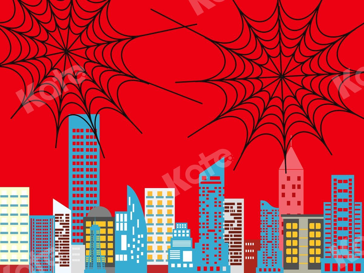 Kate City Spider Spin Hero Backdrop for Photography -UK