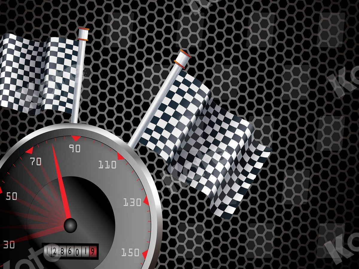 Kate Speedometer Racing Sport Backdrop for Photography -UK