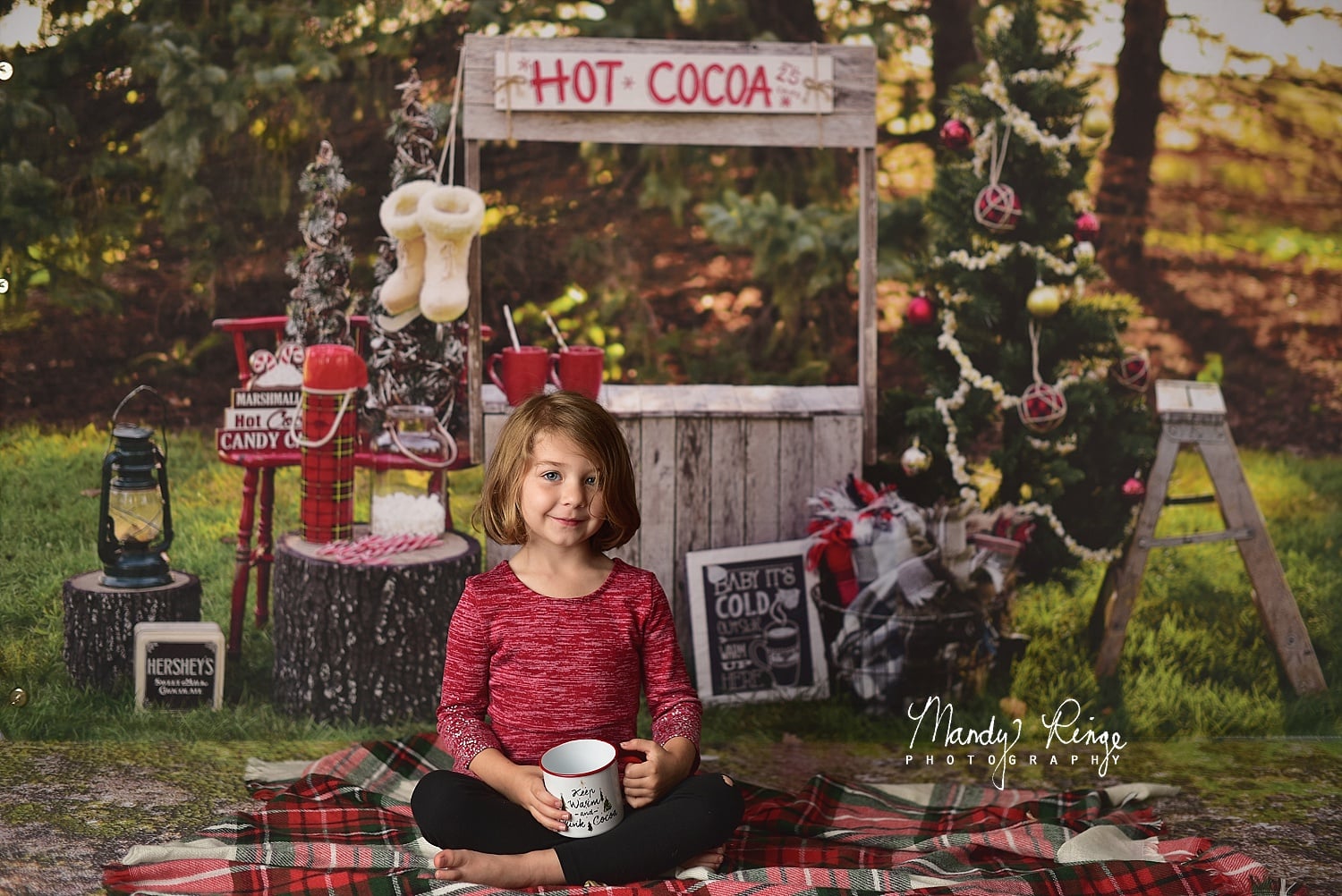 Kate Hot Cocoa Stand Backdrop Designed by Mandy Ringe Photography -UK