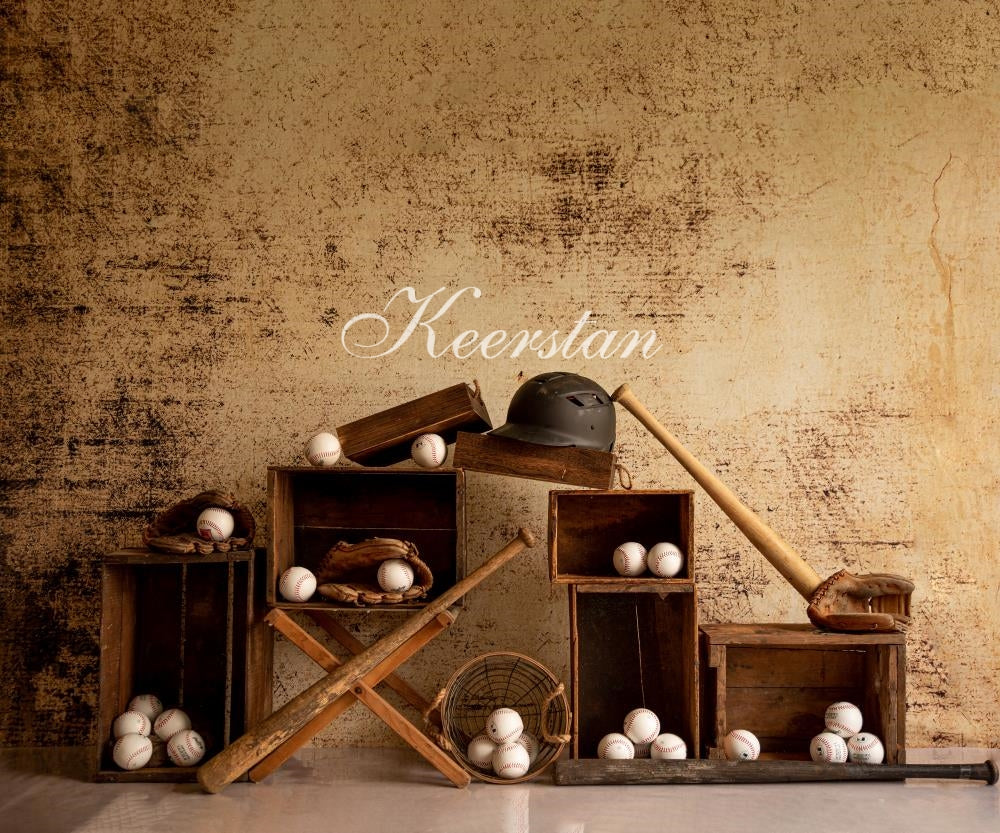 Kate Sports Backdrop Baseball Designed by Keerstan Jessop -UK