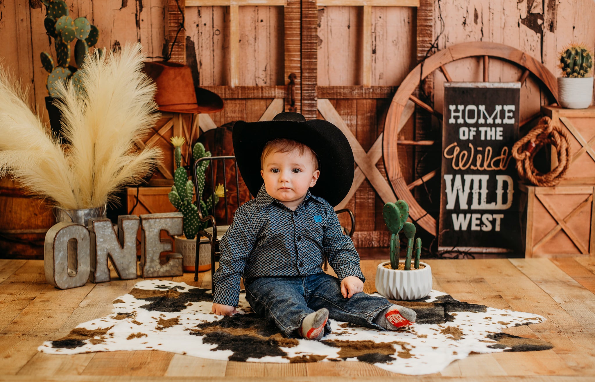 Kate Wild West Birthday Backdrop Designed by Mandy Ringe Photography -UK