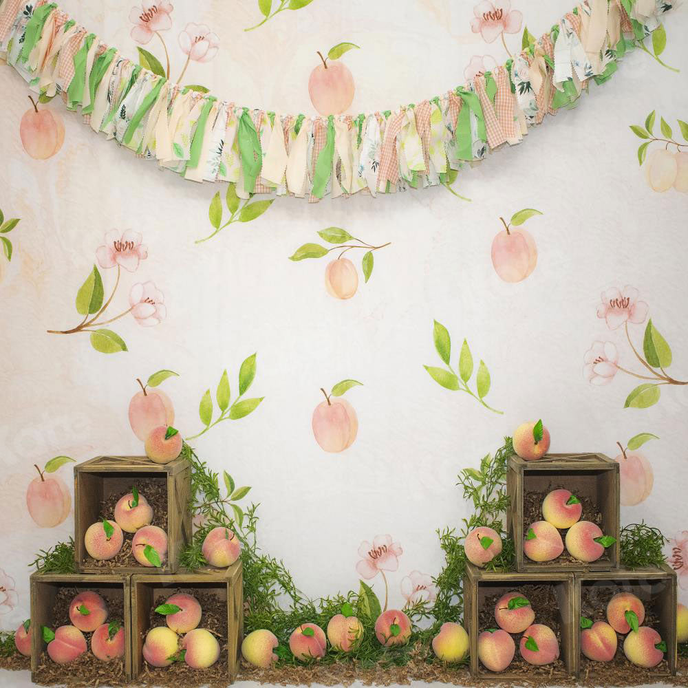 Kate Georgia Peach Backdrop Designed By Leann West -UK
