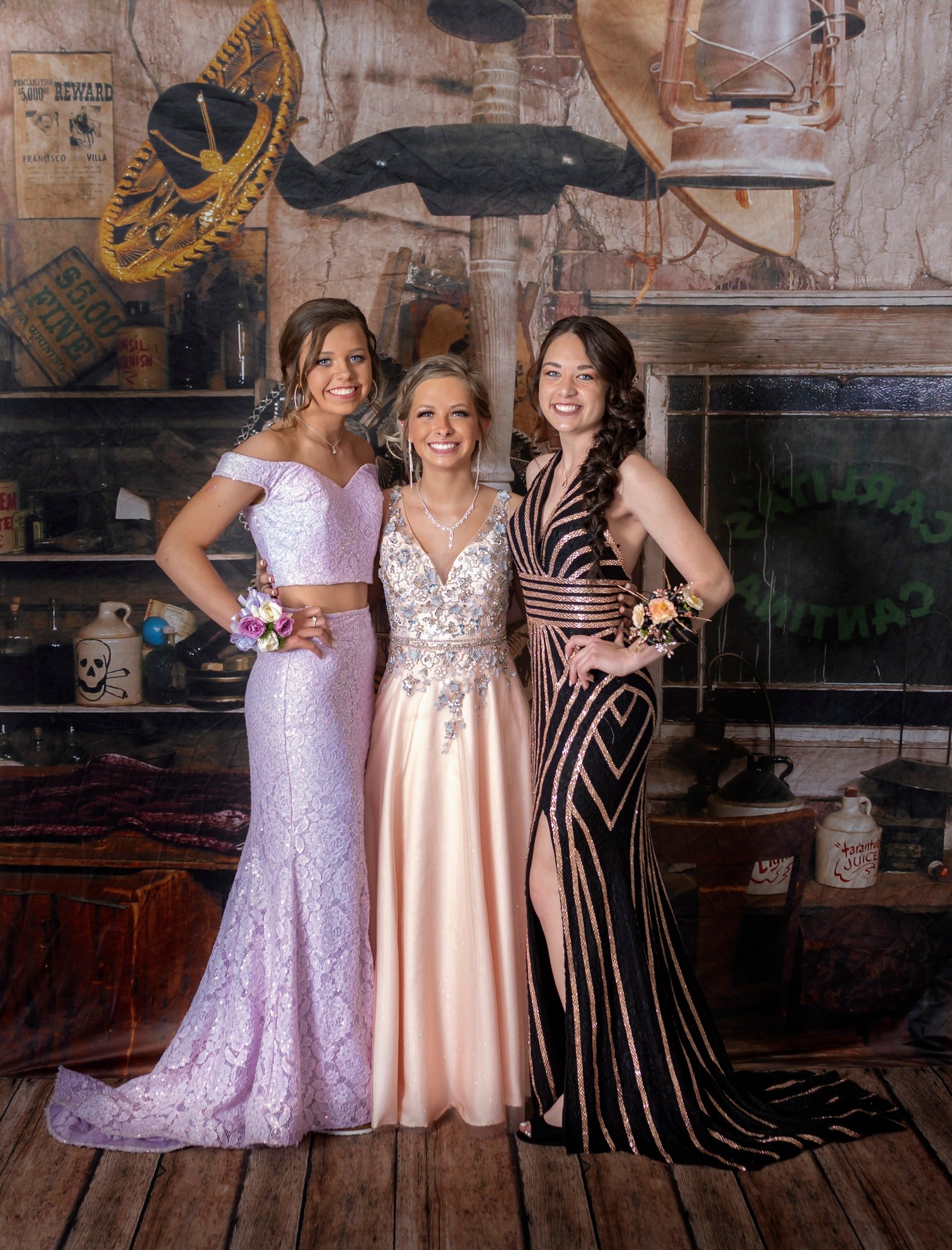 Kate Retro western Cowboy Backdrop Designed By JS Photography -UK