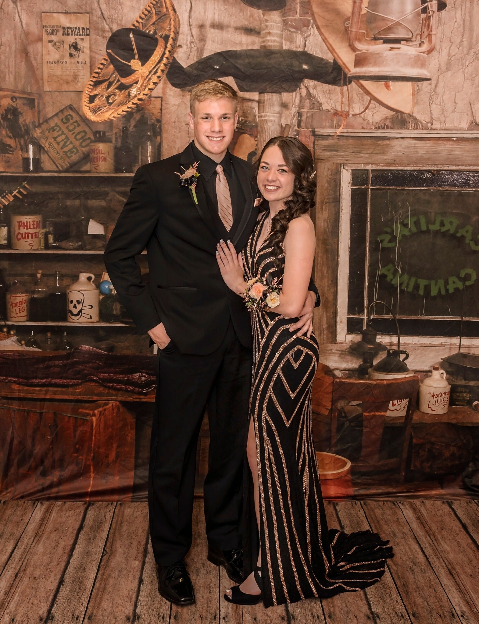 Kate Retro western Cowboy Backdrop Designed By JS Photography -UK