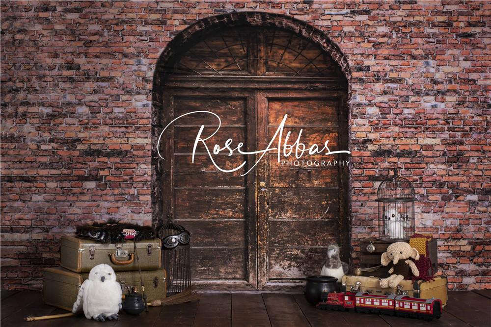 Kate Front Door Brick Wall Backdrop Designed By Rose Abbas -UK