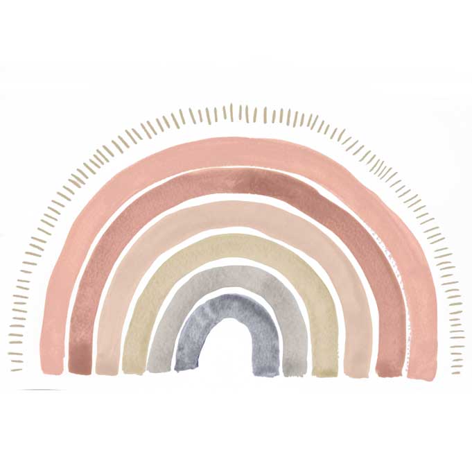 Kate Boho Rainbow Backdrop Designed by Mandy Ringe Photography -UK