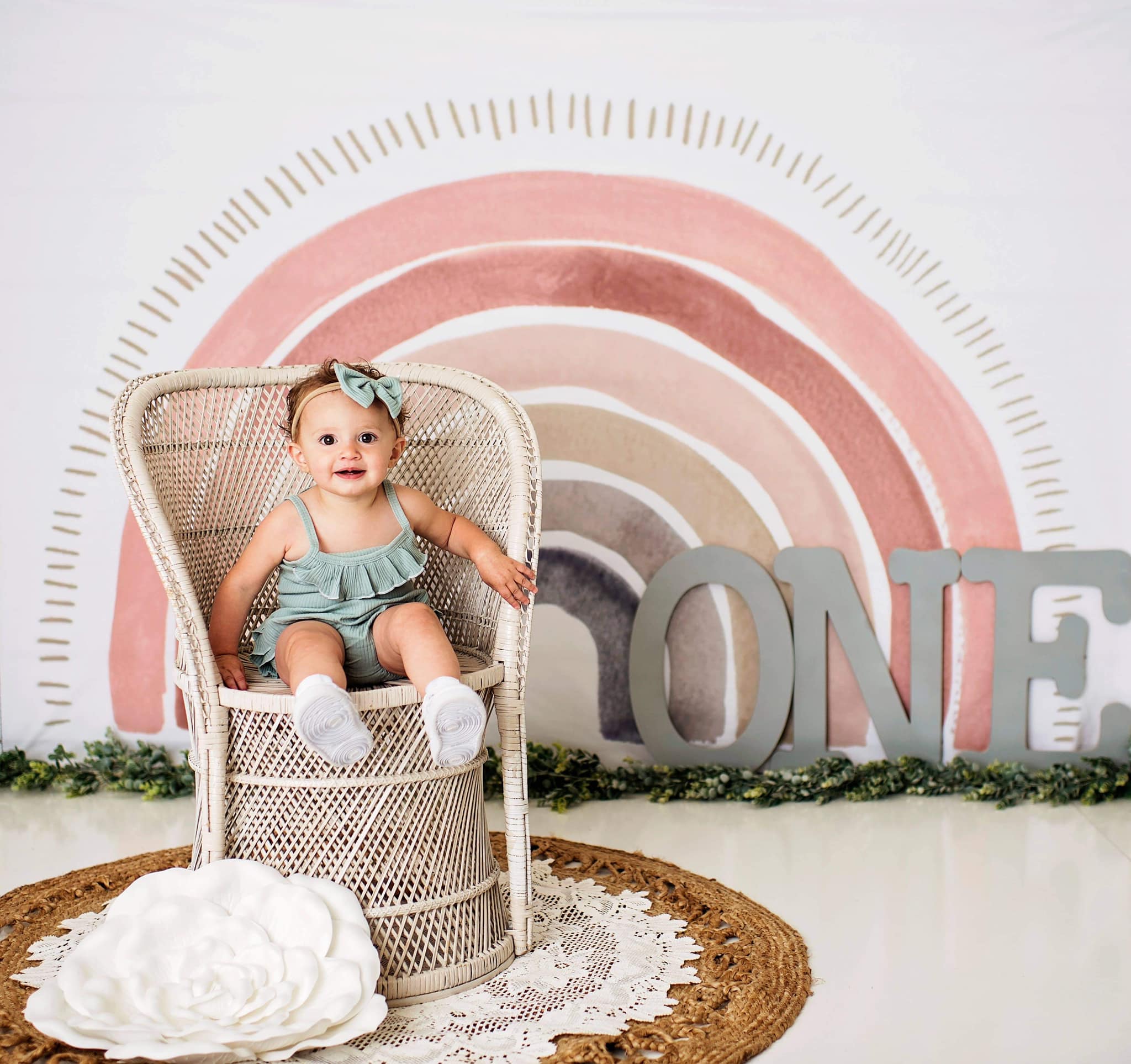 Kate Boho Rainbow Backdrop Designed by Mandy Ringe Photography -UK