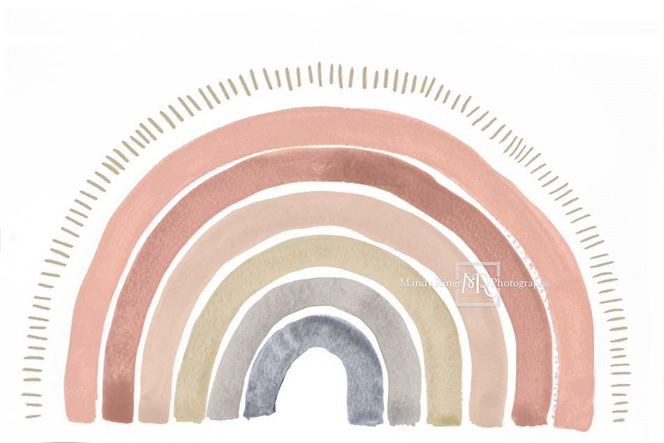 Kate Boho Rainbow Backdrop Designed by Mandy Ringe Photography -UK