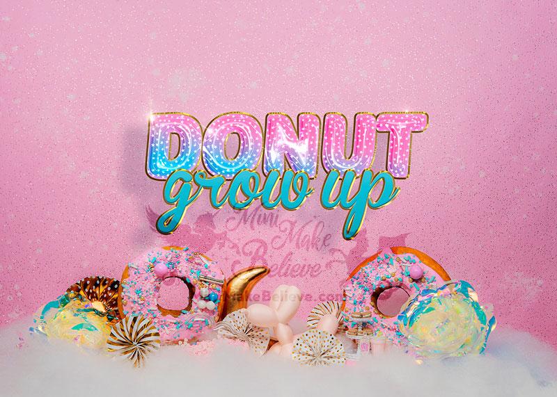 Kate Donuts Grow Up Backdrop Designed by Mini MakeBelieve -UK