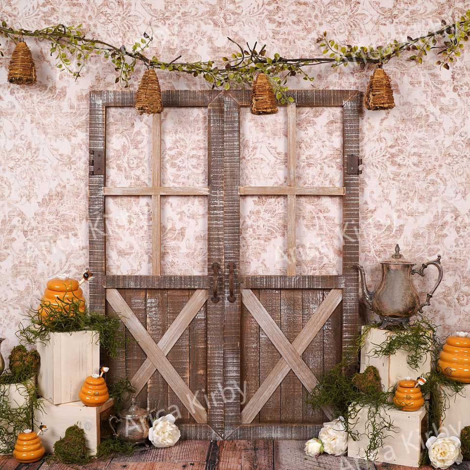 Kate Cake Smash Bee Mine Backdrop Designed by Arica Kirby -UK