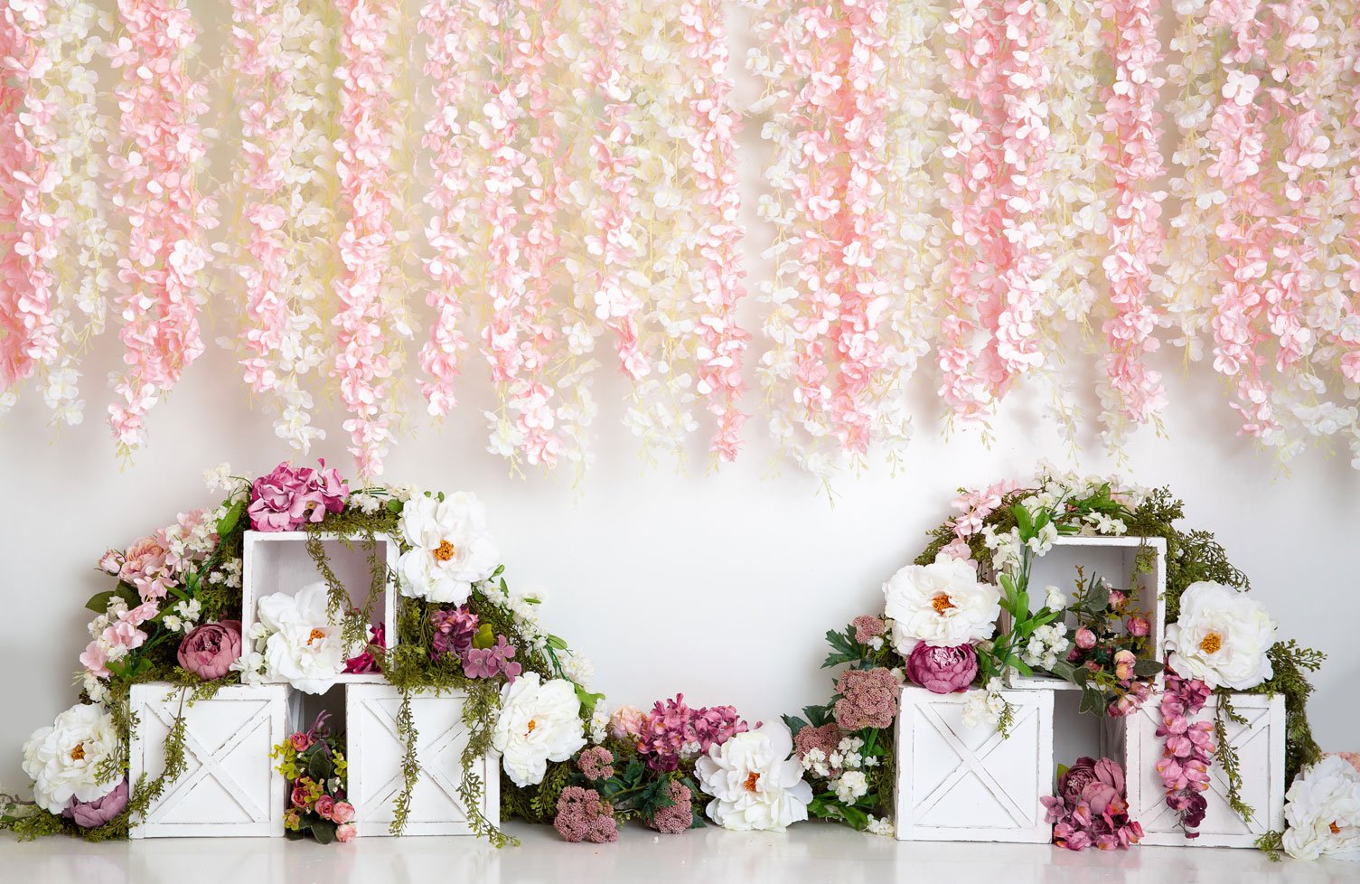 Kate Spring Florals Flower Wall Wedding Backdrop Designed By Megan Leigh Photography -UK