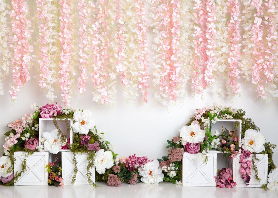 Kate Spring Florals Flower Wall Wedding Backdrop Designed By Megan Leigh Photography -UK