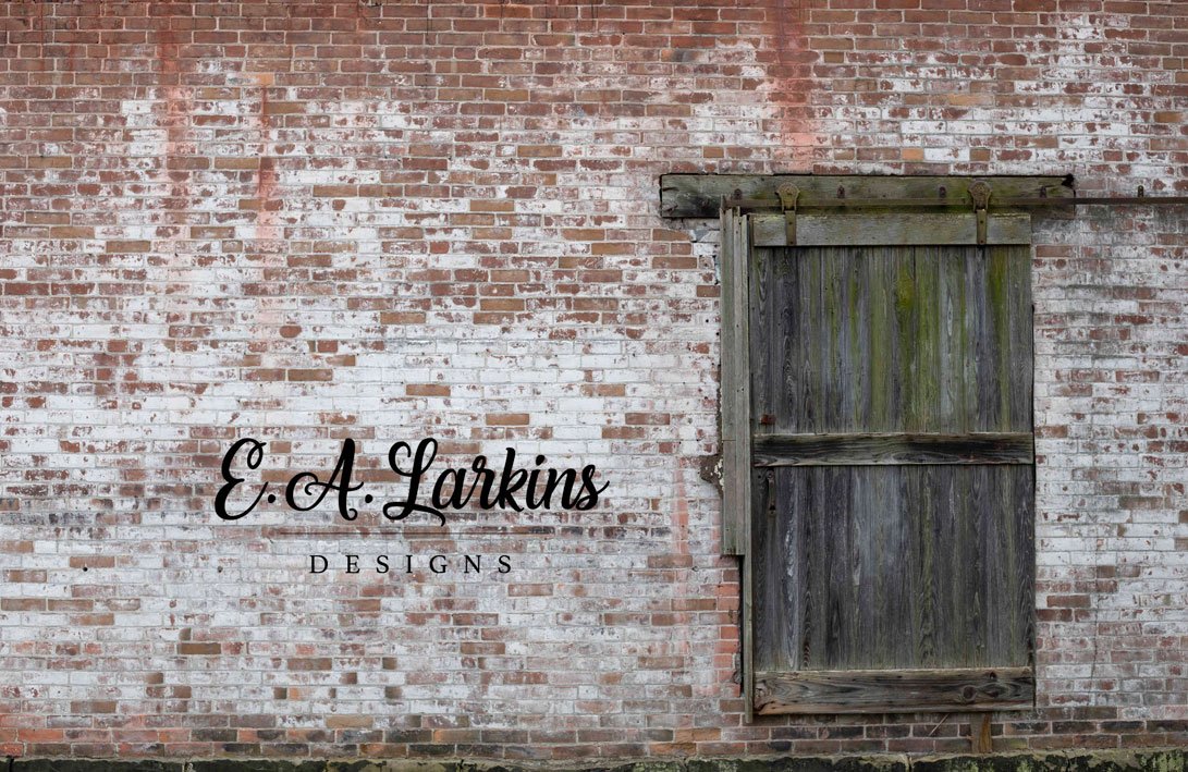 Kate Brick Wall with Door Backdrop Designed By Erin Larkins -UK