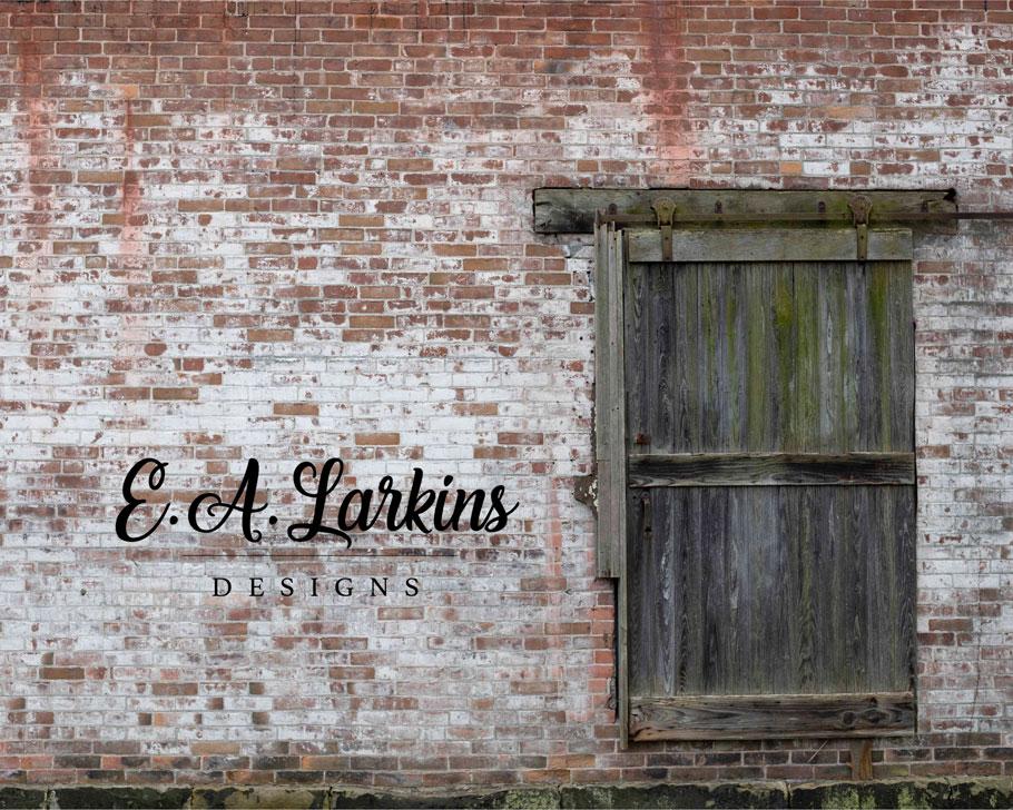 Kate Brick Wall with Door Backdrop Designed By Erin Larkins -UK