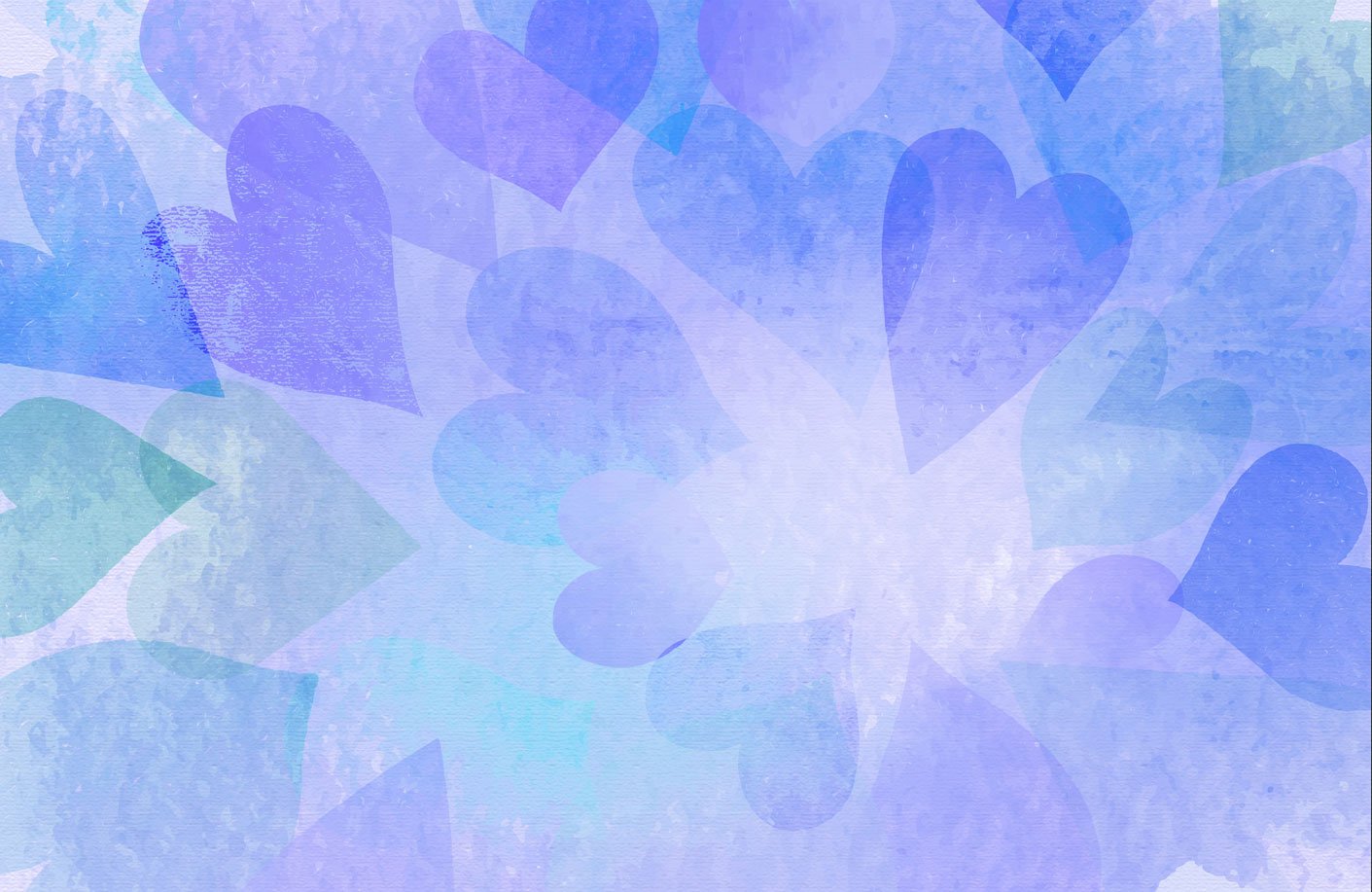 Kate Valentine's Day Blue Bokeh Hearts Backdrop Designed by Amanda Moffatt -UK