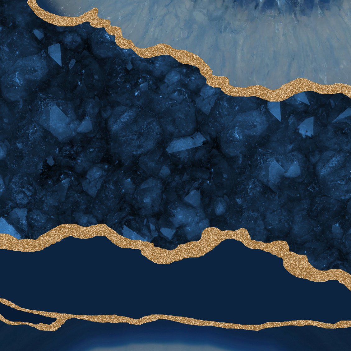 Kate Tapestry Blue Geode Backdrop Designed by Mini MakeBelieve -UK