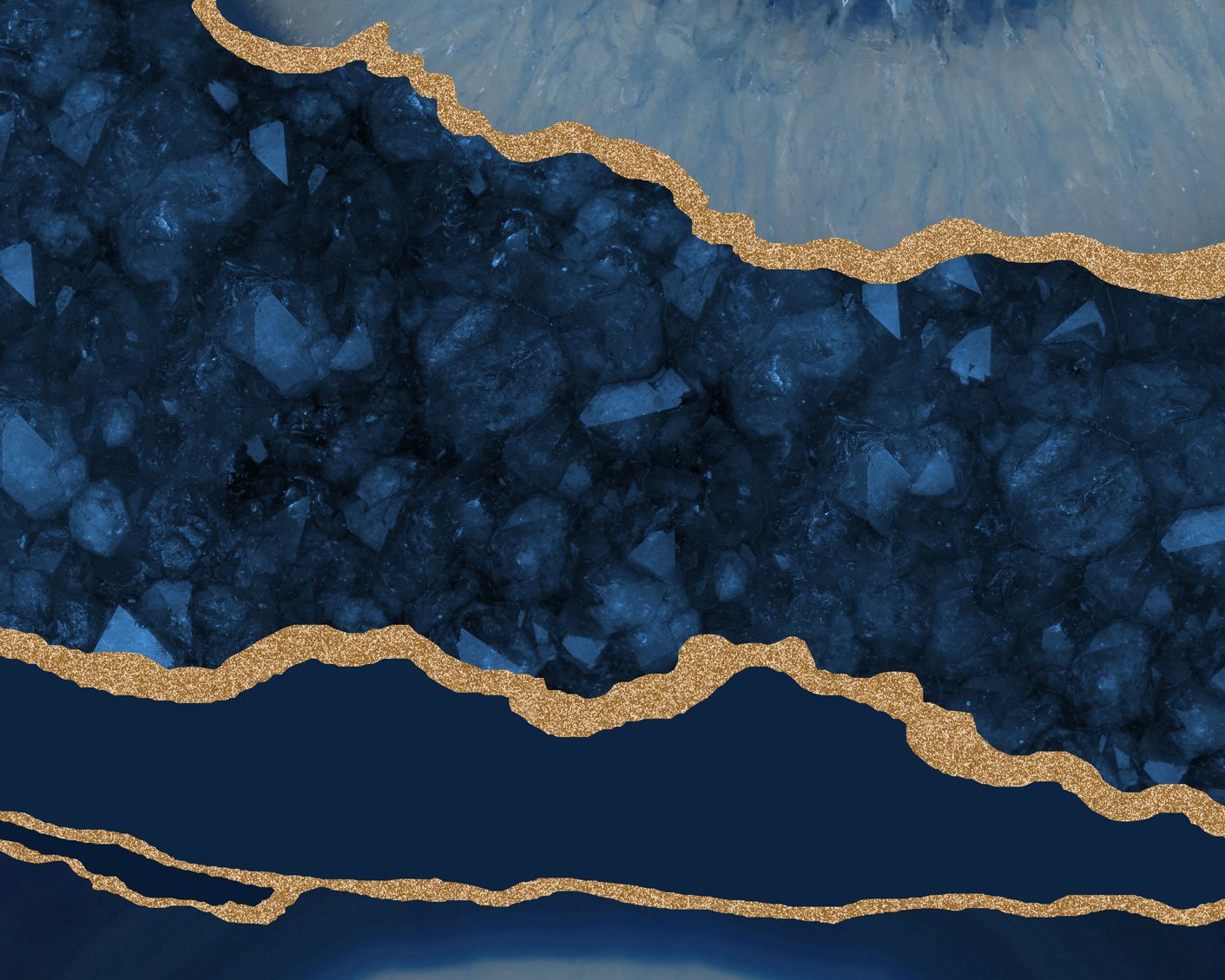 Kate Tapestry Blue Geode Backdrop Designed by Mini MakeBelieve -UK