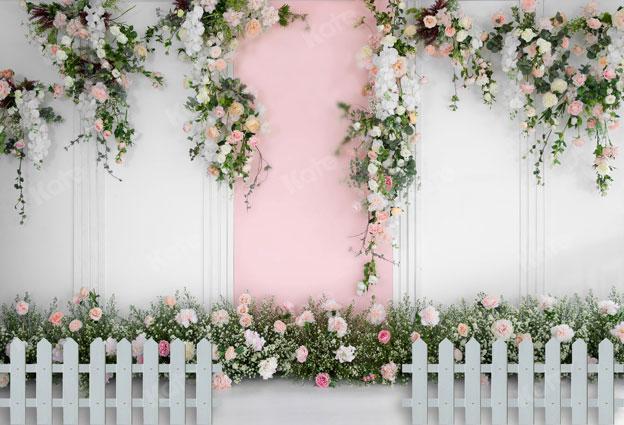 Kate Spring/wedding Roses Vine Wall Backdrop for Photography