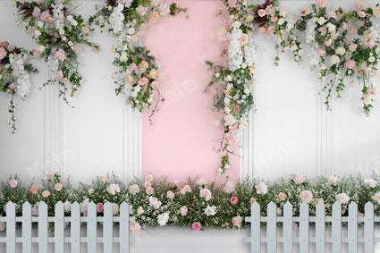 Kate Spring/wedding Roses Vine Wall Backdrop for Photography -UK