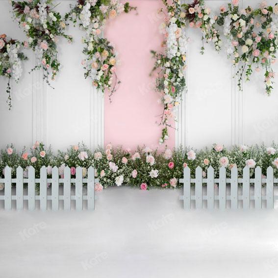 Kate Spring/wedding Roses Vine Wall Backdrop for Photography -UK