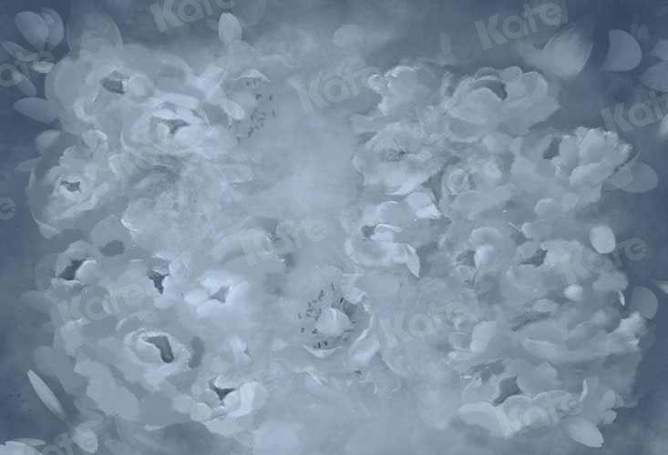 Kate Fine Art Florals Misty Grey Backdrop for Photography -UK