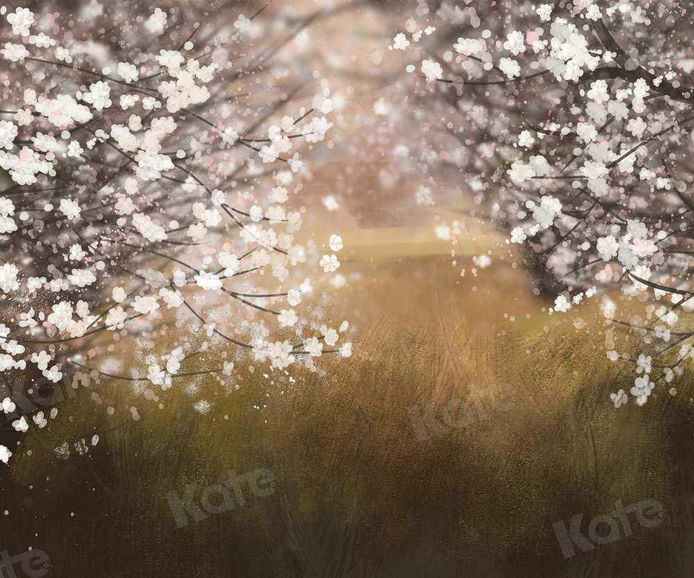 Kate Spring Ewha Flowers Garden Backdrop for Photography -UK