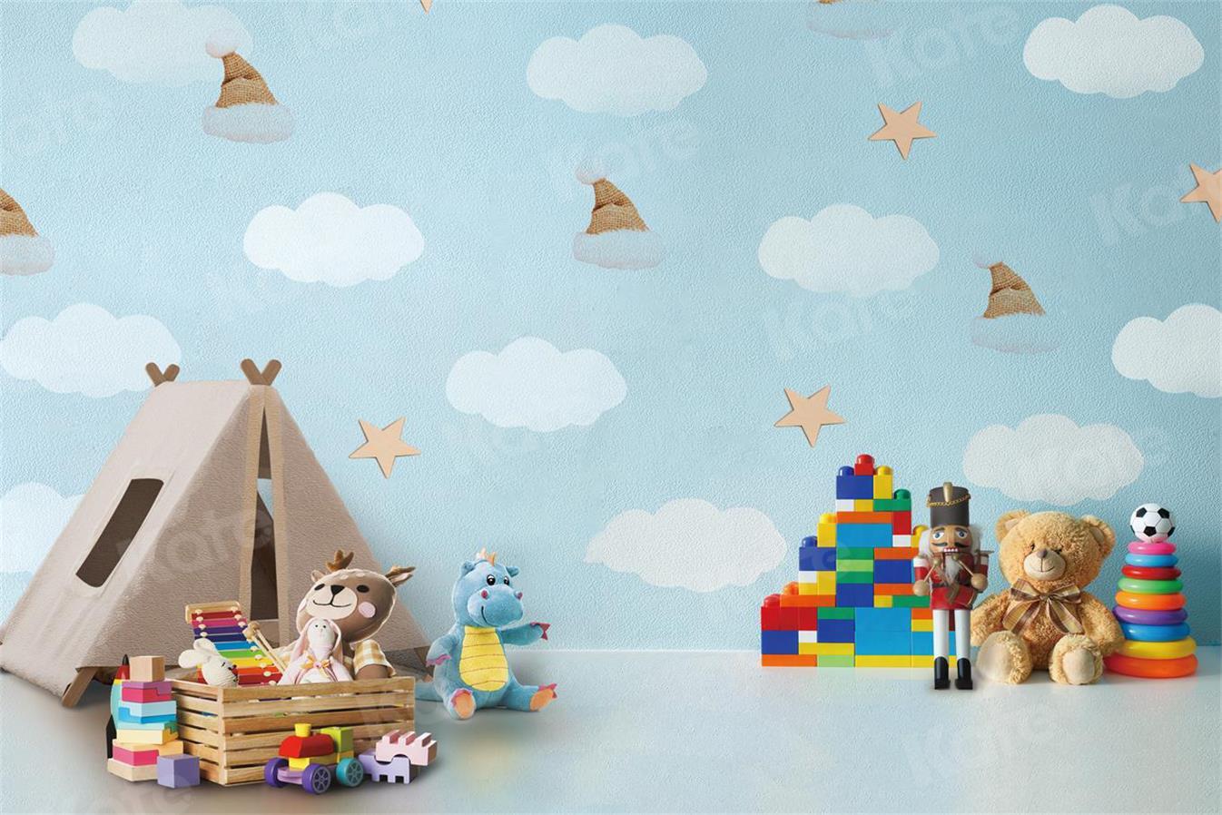 Kate Tent Children's Toy Room Backdrop for Photography -UK
