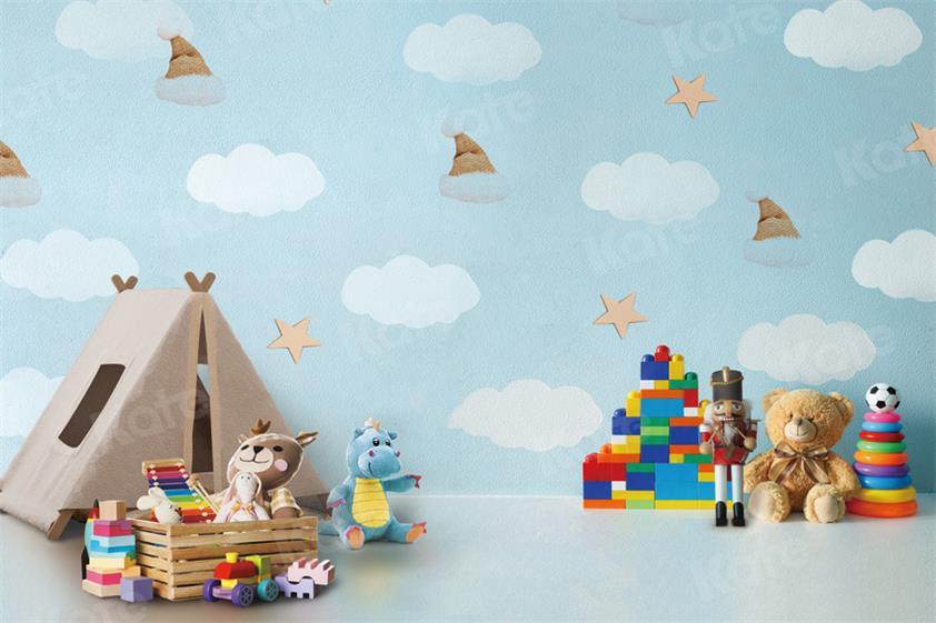 Kate Tent Children's Toy Room Backdrop for Photography -UK