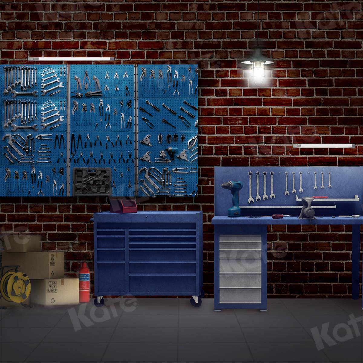 Kate Father's Day Tool Room Backdrop for Photography -UK