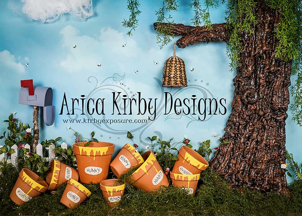 Kate Bees and Hunny Backdrop Designed by Arica Kirby -UK