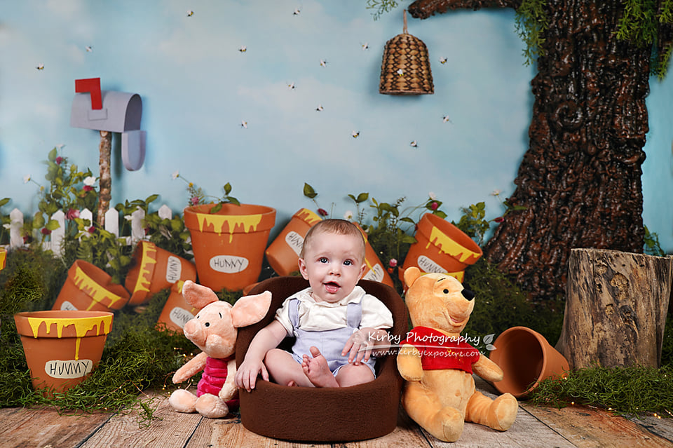 Kate Bees and Hunny Backdrop Designed by Arica Kirby -UK