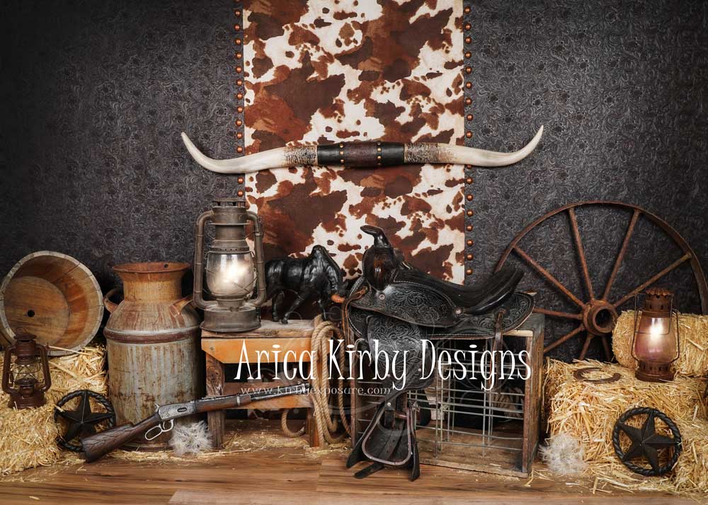 Kate 7x5ft Wild West Backdrop Designed by Arica Kirby -UK