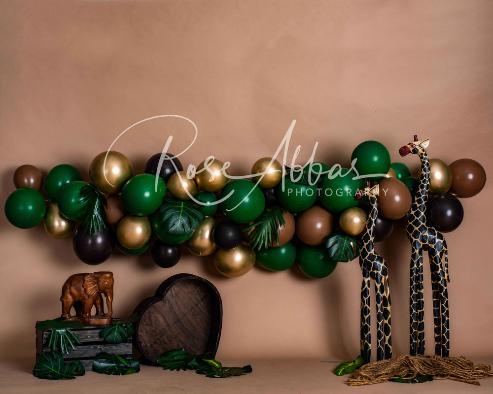 Kate Cake Smash Giraffe Backdrop Designed By Rose Abbas -UK