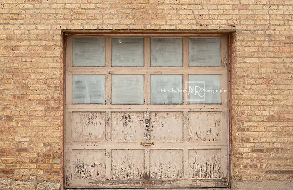Kate Vintage Garage Door Backdrop Designed by Mandy Ringe Photography -UK