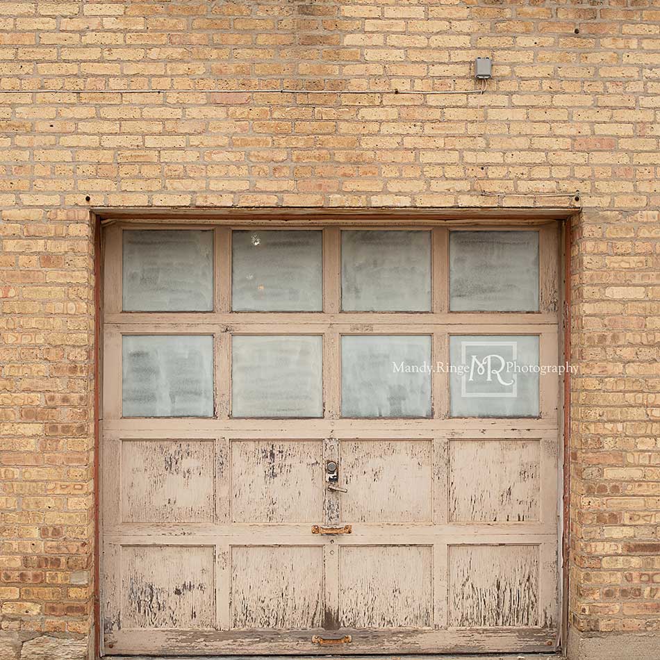 Kate Vintage Garage Door Backdrop Designed by Mandy Ringe Photography -UK