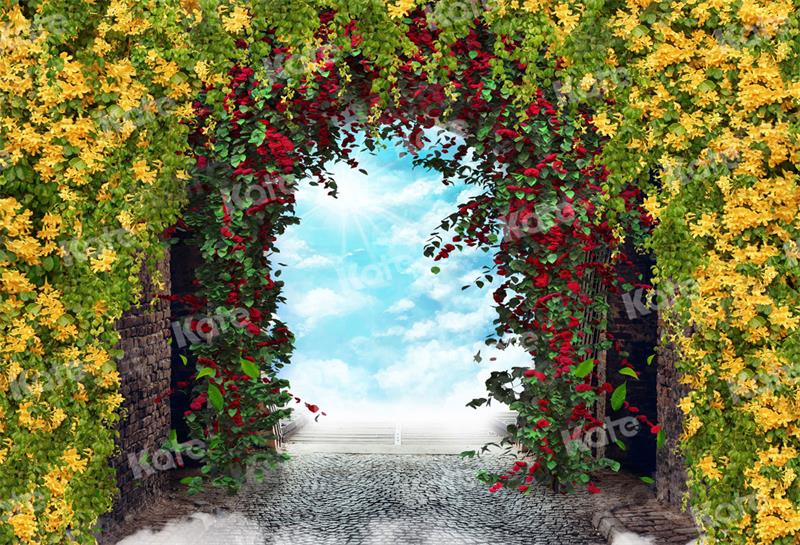Kate Summer Floral Arch Wall Backdrop for Photography -UK