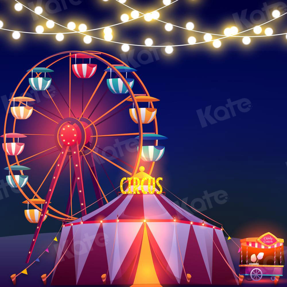 Kate Cake Smash Children Happy Circus Backdrop for Photography -UK