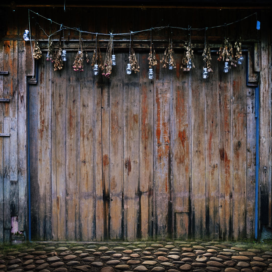 Kate Retro Wooden Door Backdrop for Photography -UK