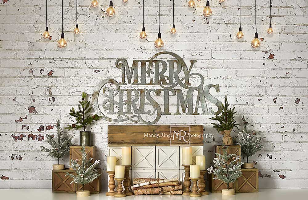 Kate Merry Farmhouse Christmas Backdrop Designed By Mandy Ringe Photography -UK